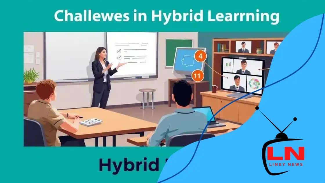 Challenges in hybrid learning implementation