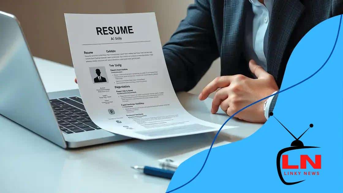 How to build a compelling AI-focused resume