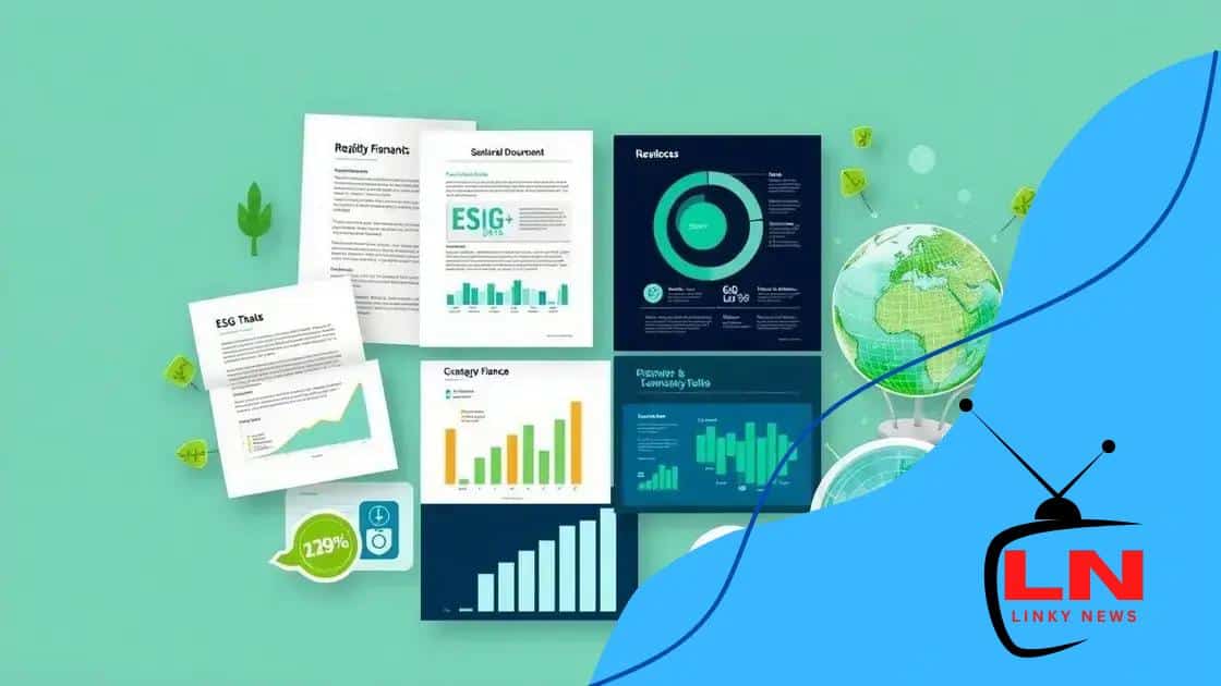 Key trends driving sustainable finance