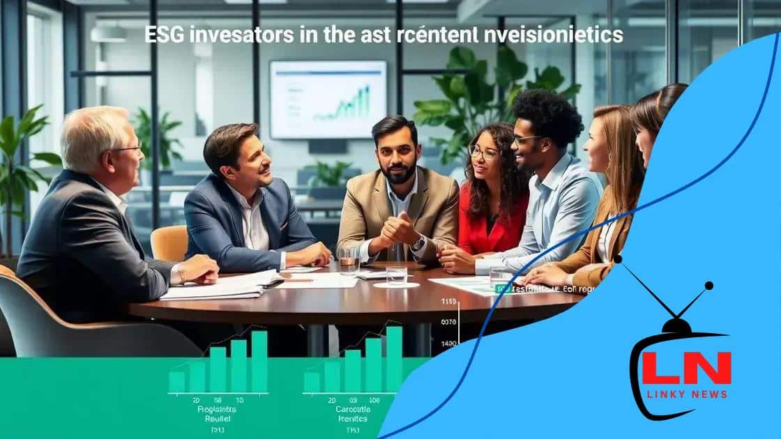 Benefits of ESG investing for investors