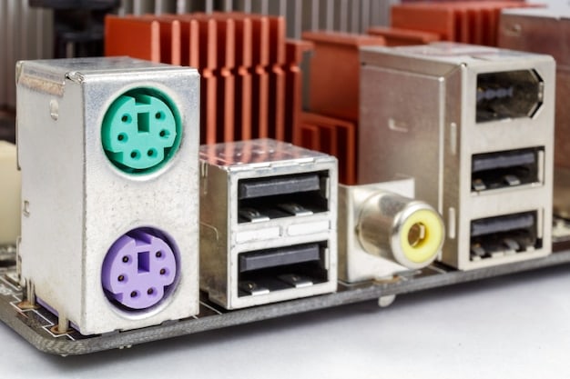 A close-up shot of a Raspberry Pi 4 board with various cables connected, highlighting the different ports (Ethernet, USB, HDMI).