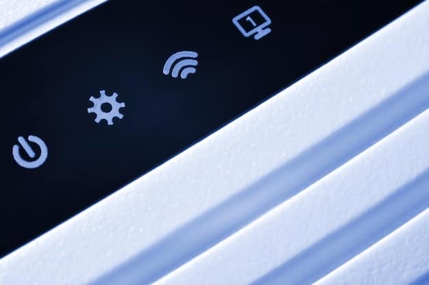 A close-up of a router's configuration panel on a computer screen, highlighting VPN settings, with various options for protocol selection (OpenVPN, WireGuard) and encryption settings. A hand hovers over the mouse, ready to click 