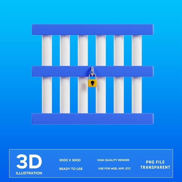 A graphic depicting a multi-layered security wall with a padlock symbol, highlighting the concept of added security.