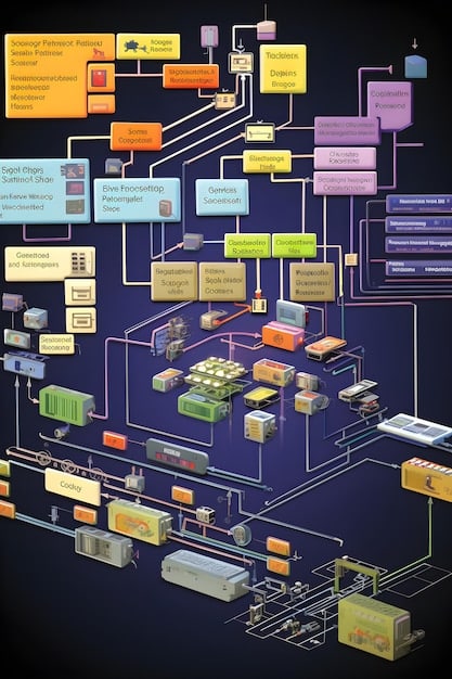 A flowchart illustrating the data flow and operations within a TensorFlow graph for a machine learning model, including input, processing layers, and output.