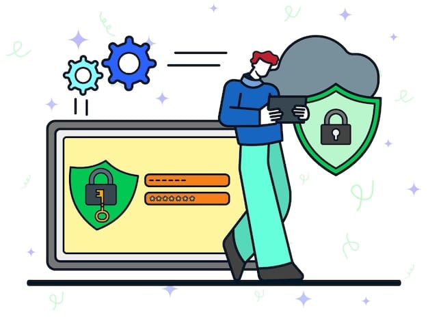An illustration demonstrating WebSocket security best practices. Show a secure WebSocket connection (WSS) with a padlock icon, accompanied by snippets of code illustrating authentication and authorization mechanisms like JWT (JSON Web Token) usage or session-based authentication. Add labels for 