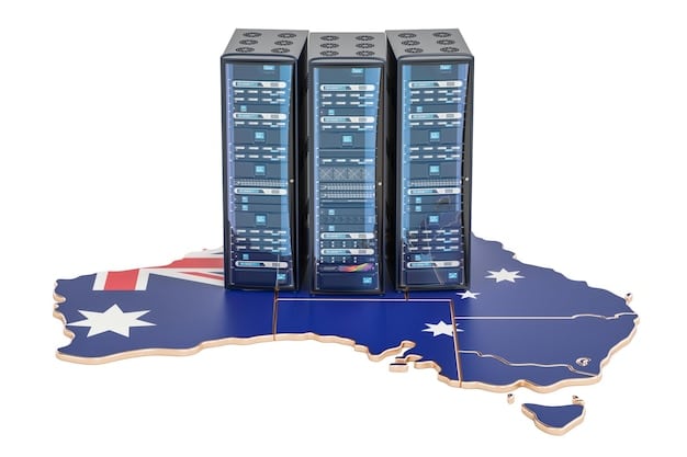 A detailed network diagram showing various US states connected to different cloud data centers, illustrating the importance of regional server selection.