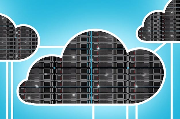 A network diagram illustrating a hybrid cloud setup, showing connections between on-premise data centers, public clouds (AWS, Azure, Google Cloud), and edge computing devices.