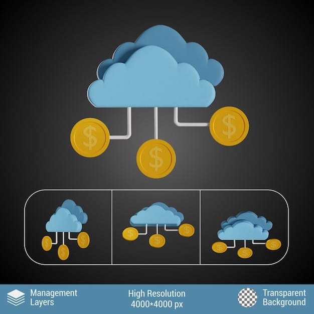 A graphical representation showing the cost comparison between maintaining legacy systems and utilizing cloud services, visually highlighting the potential cost savings of cloud migration for a US enterprise.