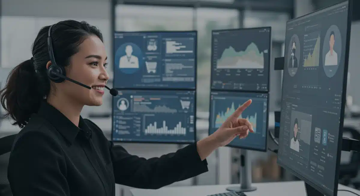 Customer service agent utilizing AI for personalized e-commerce support