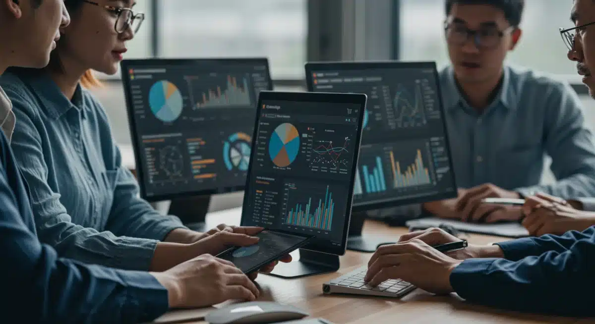 E-commerce analytics dashboard team collaboration