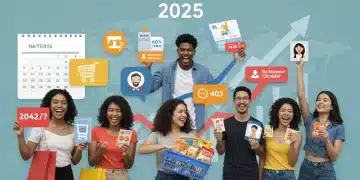 Diverse customers engaging with e-commerce loyalty programs and personalized offers, illustrating customer retention strategies.