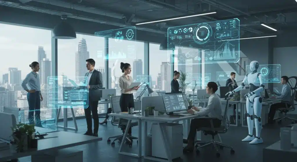 Future of Work: 4 Digital Techs Reshaping US Employment by 2025