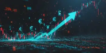 Dynamic digital network illustrating real-time financial data flow, optimizing investment fees for significant annual savings.