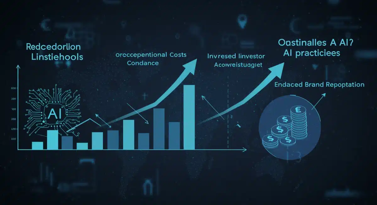 Financial benefits and ROI from sustainable AI implementation