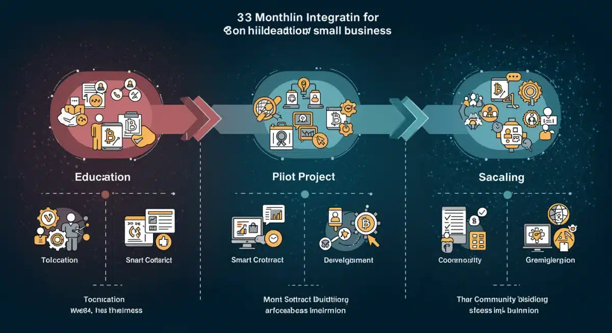 3-month Web3 integration timeline for small businesses
